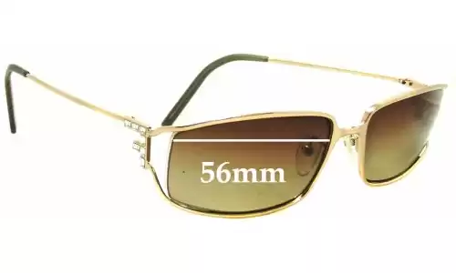 Sunglass Fix Replacement Lenses for Fendi SL 7466S - 56mm Wide 