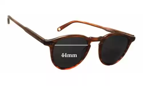 Sunglass Fix Replacement Lenses for Garrett Leight Hampton - 44mm Wide Garrett Leight Hampton Replacement Lenses 44mm wide