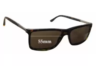 Giorgio Armani AR 8010 Replacement Lenses 55mm wide 
