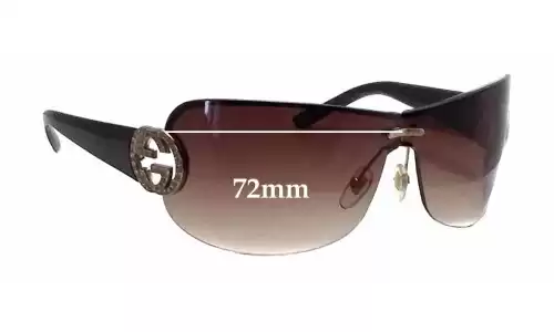 Gucci GG4224/S Replacement Lenses 72mm wide 