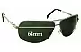 Sunglass Fix Replacement Lenses for Giorgio Armani GA 362/S - 64mm Wide 