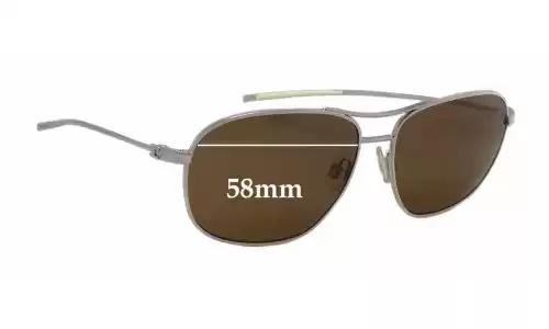 Sunglass Fix Replacement Lenses for Hogan HO06 - 58mm Wide 