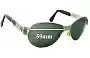 Sunglass Fix Replacement Lenses for Harley Davidson HDZ 002 - 59mm Wide 