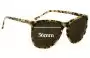 Sunglass Fix Lentes de Repuesto para Kookai Zanzibar - 56mm Wide 