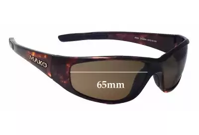 Mako Shortfin 9560 Replacement Lenses 65mm wide 
