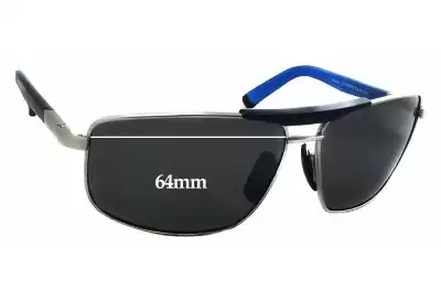 Maui Jim MJ271 Keanu Verres de Remplacement 64mm wide 