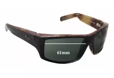 Maui Jim MJ204 Kaimana Verres de Remplacement 61mm wide 