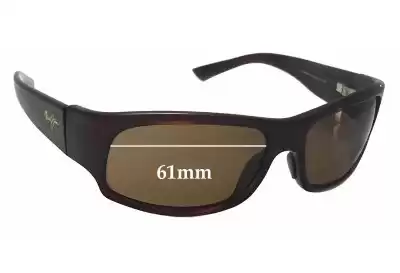 Maui Jim MJ222 Longboard Verres de Remplacement 61mm wide 