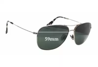 Maui Jim MJ247 Cliff House Replacement Lenses 59mm wide 