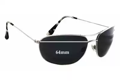 Maui Jim MJ248 Hideaways Verres de Remplacement 64mm wide 