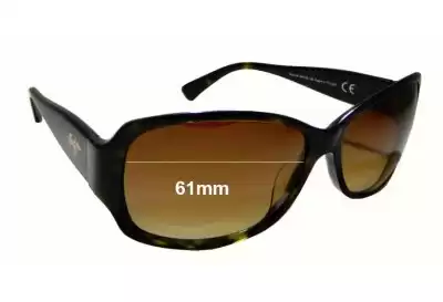 Maui Jim MJ295 Nalani Replacement Lenses 61mm wide 