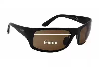 Maui Jim MJ419 Haleakala Replacement Lenses 66mm wide 