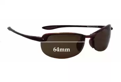 Maui Jim H805 Makaha Verres de Remplacement 64mm wide 
