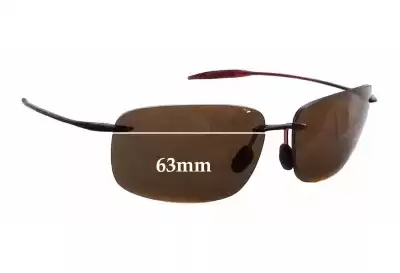 Maui Jim MJ422 Breakwall Replacement Lenses 63mm wide 