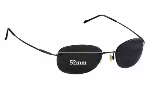 Sunglass Fix Ersatzgläser für Maui Jim MJ452 Waikiki - 52mm Wide 