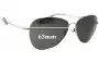 Sunglass Fix Replacement Lenses for Mosley Tribes MT2029-S - 63mm Wide 