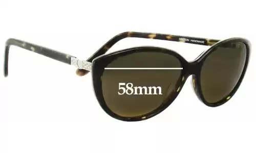 Sunglass Fix Replacement Lenses for Oroton  Acapulco - 58mm Wide 