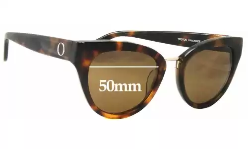 Sunglass Fix Replacement Lenses for Oroton  Cecile - 50mm Wide 