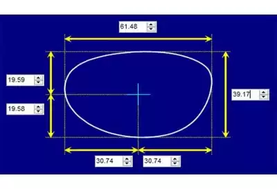 Oroton  Escapist Replacement Lenses 61mm wide 