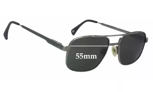 Sunglass Fix Replacement Lenses for Paul Davids  Mod 126 - 55mm Wide 