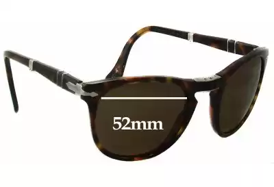 Persol Folding Wayfarer Lentes de Repuesto 52mm wide 