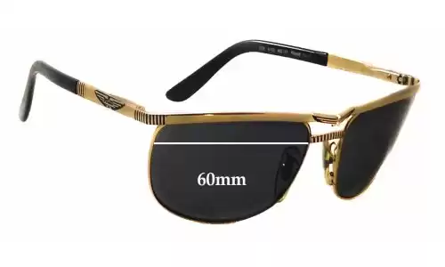 Sunglass Fix Replacement Lenses for Police Mod 2182 - 60mm Wide Sunglass Fix Replacement Lenses for Police Mod 2182 - 60mm Wide