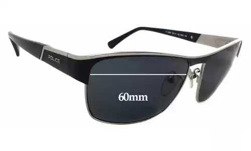 Sunglass Fix Verres de Remplacement pour Police S8643 - 60mm Wide 
