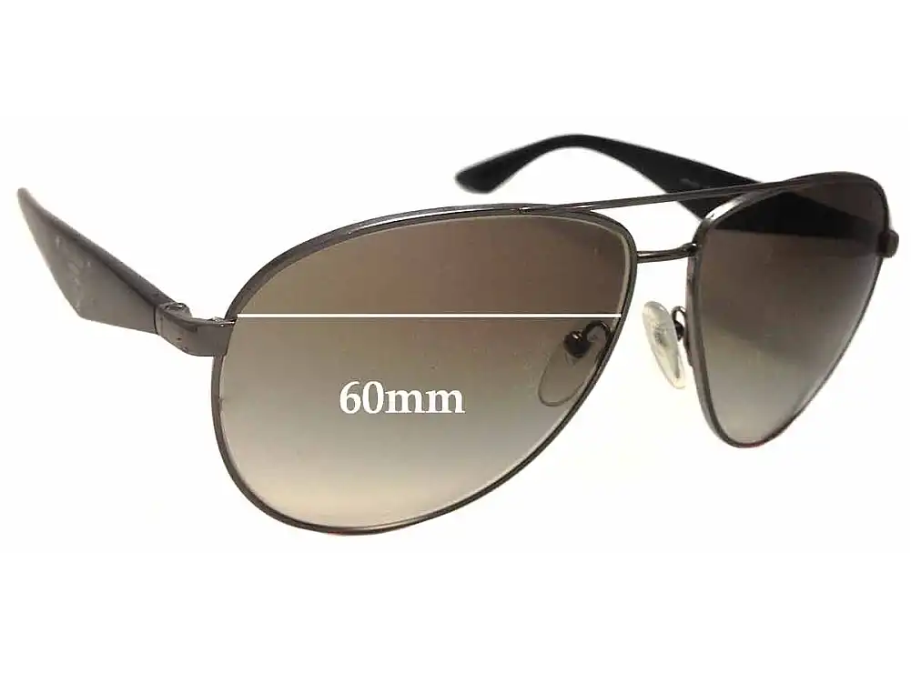Prada SPR53Q & PR53QS 60mm Replacement Lenses