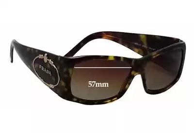 Prada SPR10H Replacement Lenses 57mm wide 