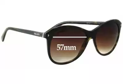 Prada SPR13R Replacement Lenses 57mm wide 