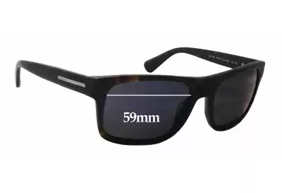 Prada SPR18P Ersatzgläser 59mm wide 