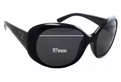 Prada SPR26O & PR26OS Ersatzgläser 57mm wide 
