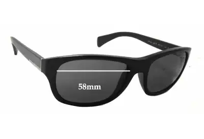 Prada SPR29N & PR29NS Replacement Lenses 58mm wide 