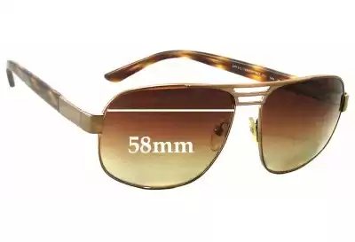 Prada SPR51L Ersatzgläser 58mm wide 