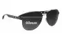 Sunglass Fix Verres de Remplacement pour Prada SPR51R - 60mm Wide 