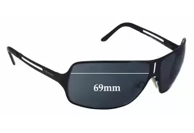 Prada SPR54H Replacement Lenses 69mm wide 