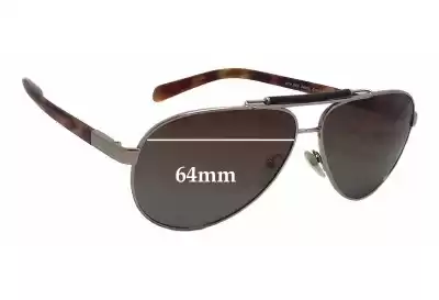 Prada SPR54N Ersatzgläser 64mm wide 