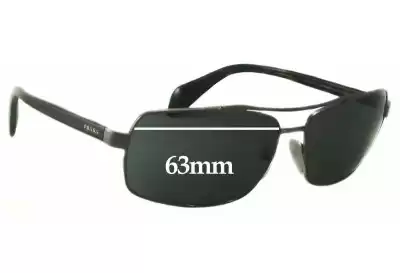 Prada SPR55Q Replacement Lenses 63mm wide 