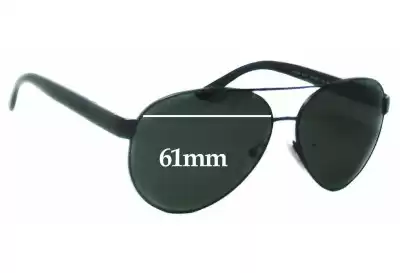 Prada SPR59N Ersatzgläser 61mm wide 