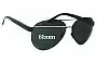 Sunglass Fix Lentes de Repuesto para Prada SPR59N - 61mm Wide 