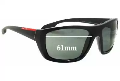 Prada SPS01O Ersatzgläser 61mm wide 