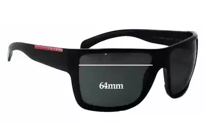 Prada SPS03L Replacement Lenses 64mm wide 