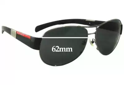Prada SPS51H Ersatzgläser 62mm wide 