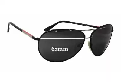 Prada SPR52L Replacement Lenses 65mm wide 