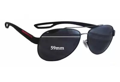 Prada SPS55Q Ersatzgläser 59mm wide 