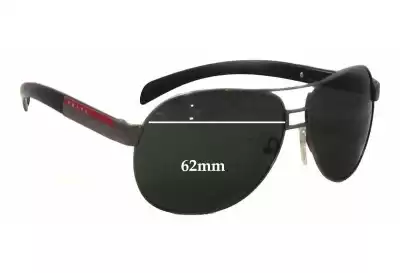 Prada SPS57H Replacement Lenses 62mm wide 