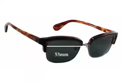 Prada VPR21P Replacement Lenses 53mm wide 