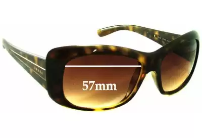 Prada SPR04L Replacement Lenses 57mm wide 