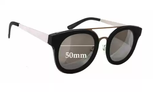 Sunglass Fix Lentes de Repuesto para Quay Brooklyn - 50mm Wide 