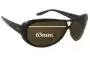 Sunglass Fix Verres de Remplacement pour Ralph Lauren RA 5015 - 63mm Wide 
